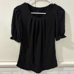 Elegant Black Women's Top